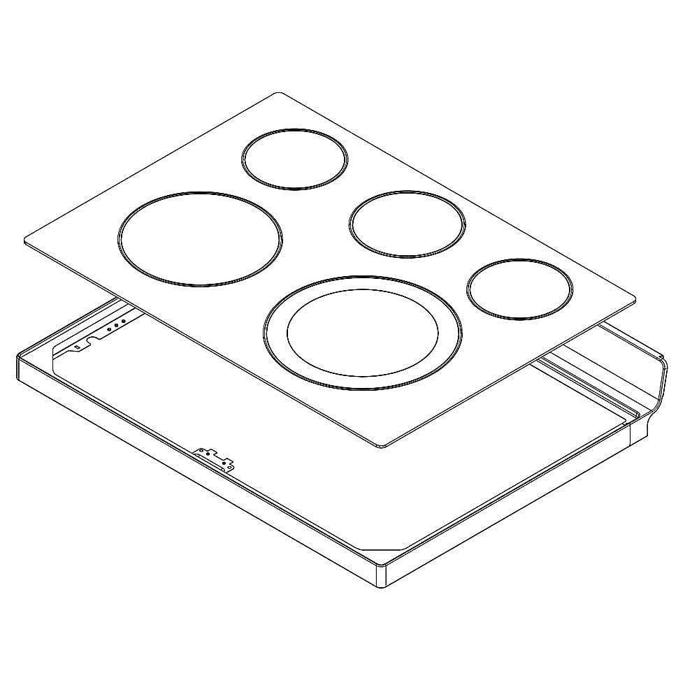 Part #dg94-01301L, Samsung Range Main Top