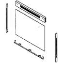 Range Oven Door Outer Panel Assembly