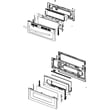 Samsung Range Oven Door Assembly for Samsung NE58K9850WS/AA-00 - Part DG94-01342A