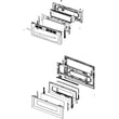 Samsung Range Oven Door Assembly for Samsung NE58K9850WG/AA-00 - Part DG94-01342B