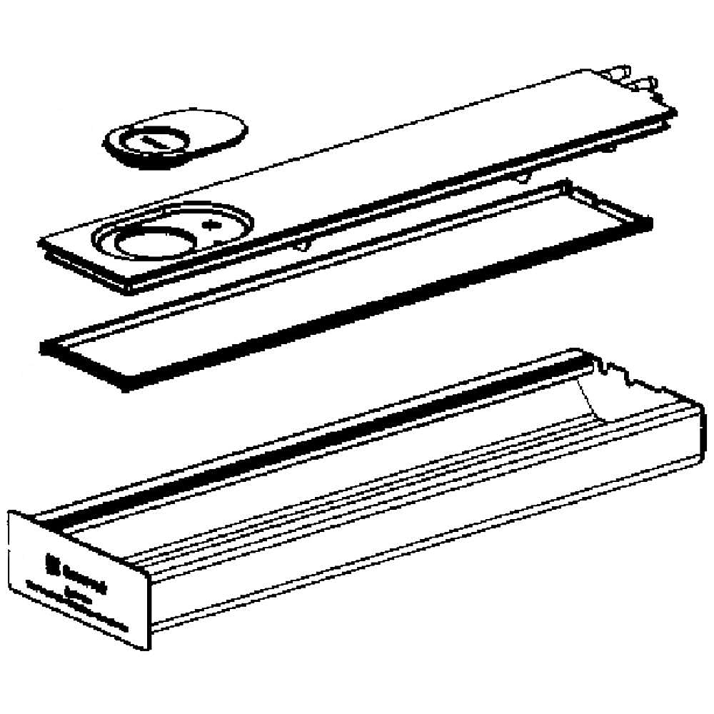 Part #dg94-01548A, Wall Oven Water Reservoir Assembly / 18.11 x 5.51 x 3.15