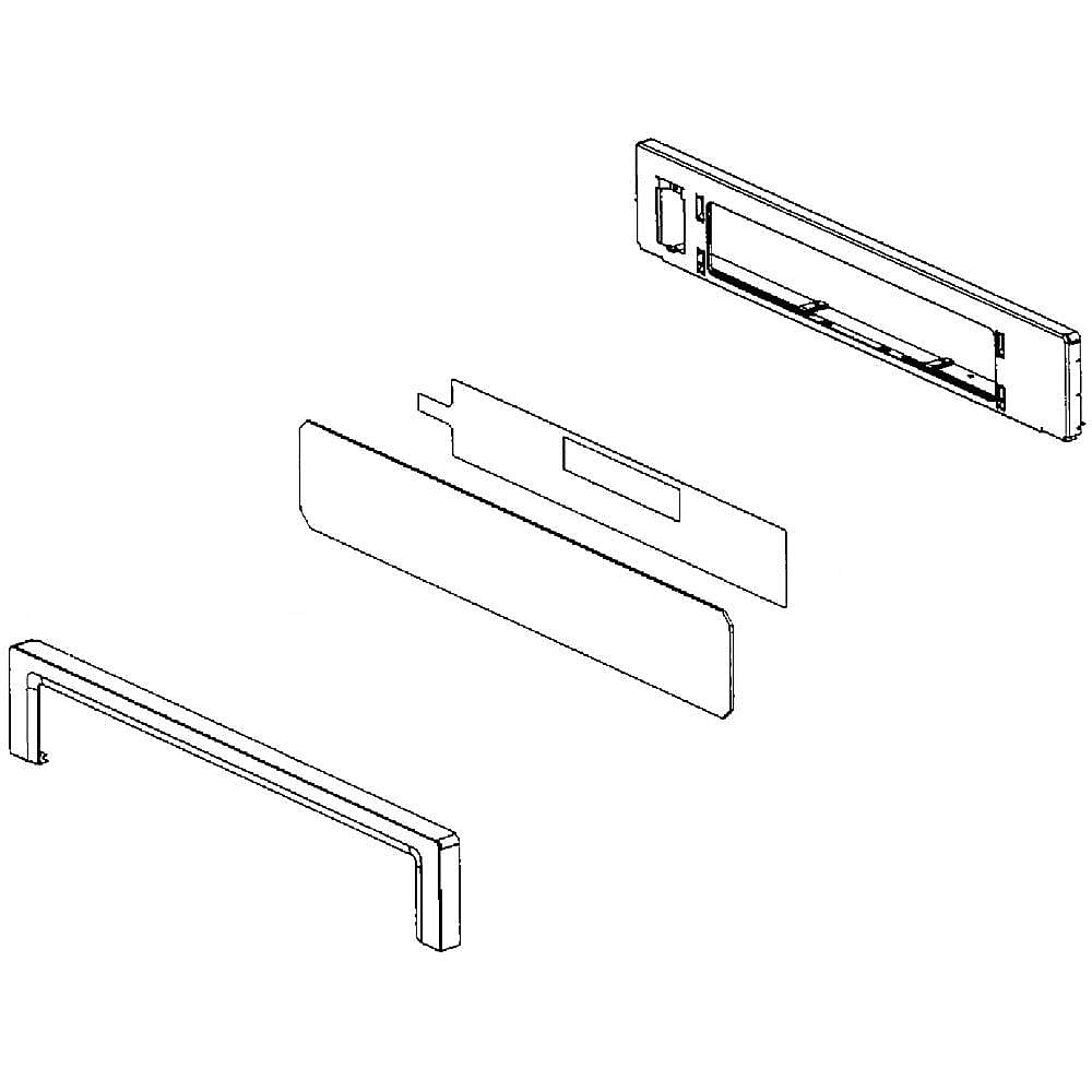 Part #dg94-01608A, Samsung Wall Oven Control Panel Assembly