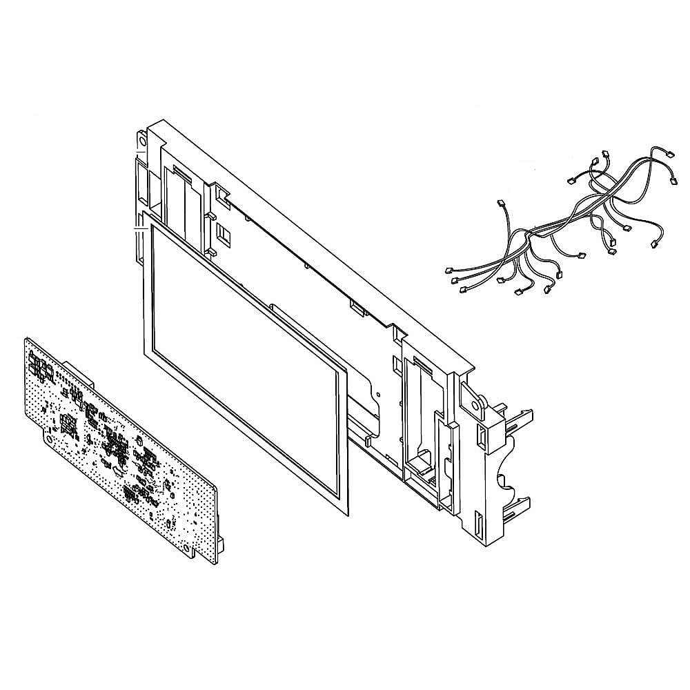 Wall Oven Display Board Assembly