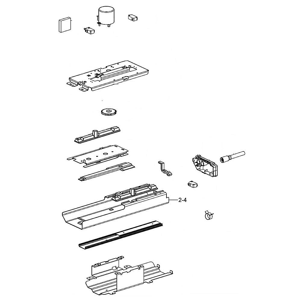 Samsung Part #dg94-01618A, Bracket-St | 11.42 x 5.12 x 14.96