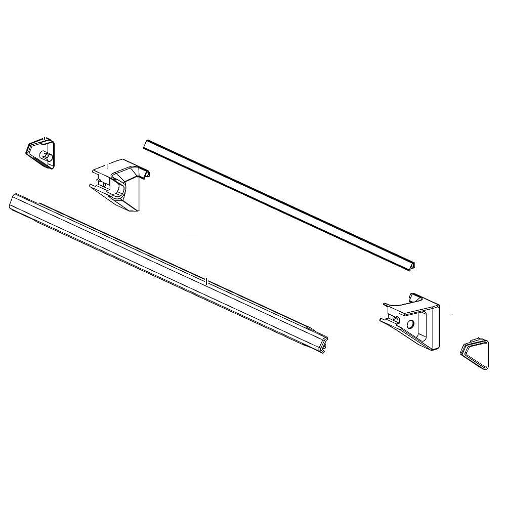 Wall Oven Door Handle Assembly