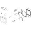 Wall Oven Door Assembly DG94-01649A