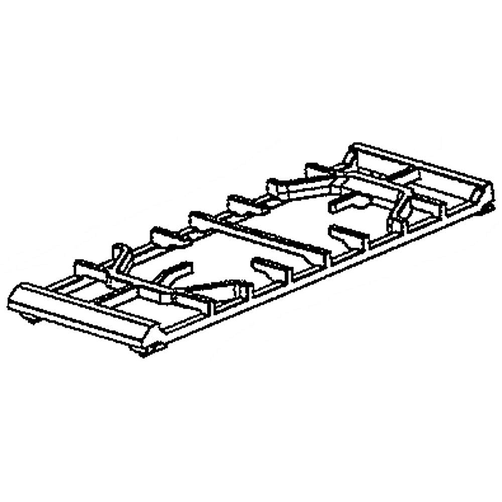 Part #dg94-02084A, Range Surface Burner Grate, Center