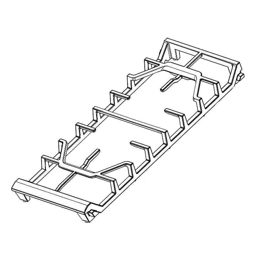 Part #dg94-03441A, Range Surface Burner Grate, Center