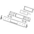 Samsung Range Control Panel And Overlay for Samsung NE63T8111SS/AA-00 - Part DG94-03574B