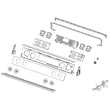 Samsung Range Control Panel Assembly for Samsung NE63T8511SS/AA-00 - Part DG94-03577A