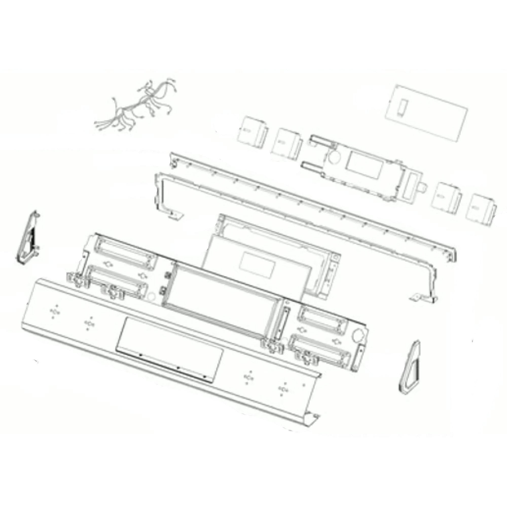 Part #dg94-03578Q, Samsung Range Control Panel Assembly
