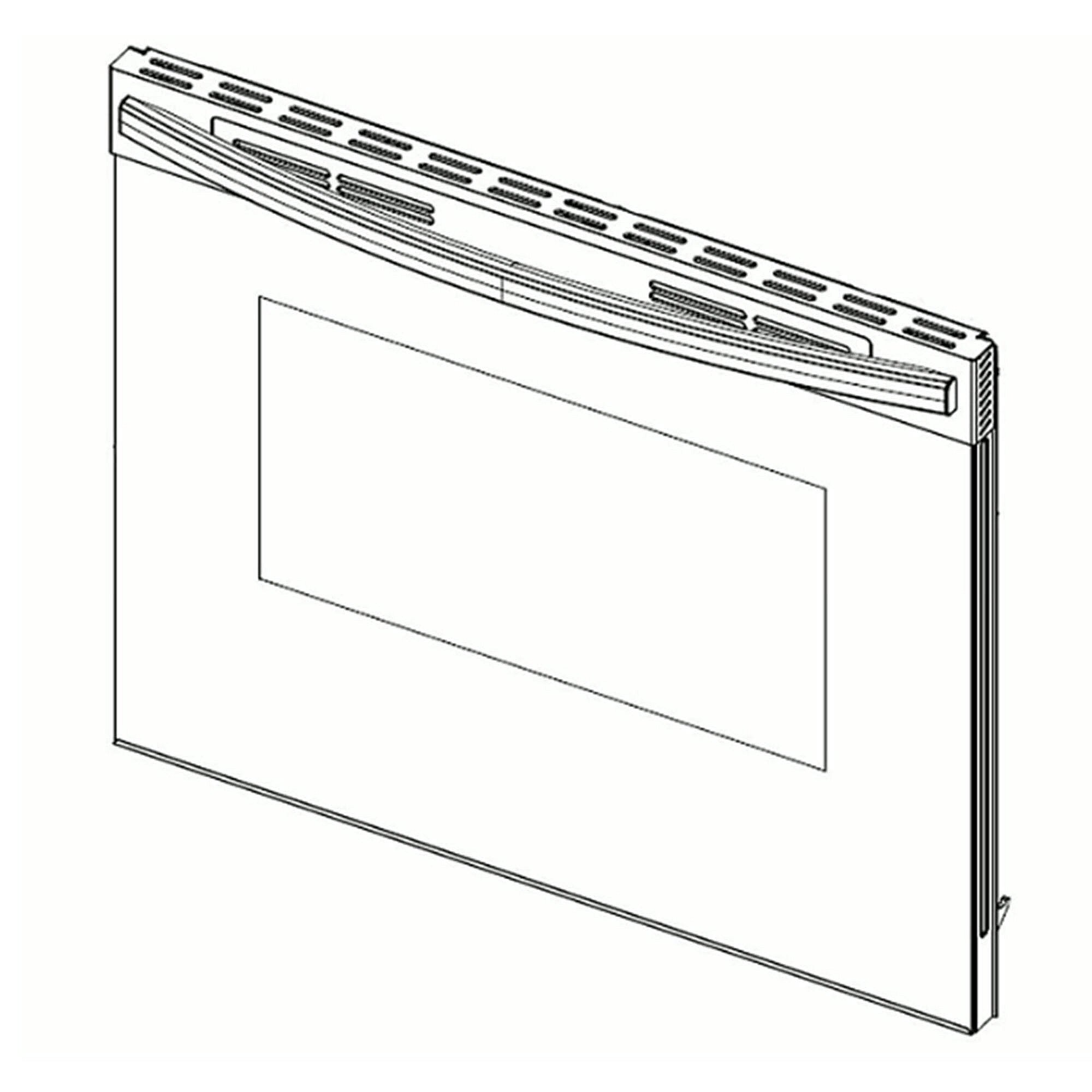 Part #dg94-03597B, Range Oven Door Assembly
