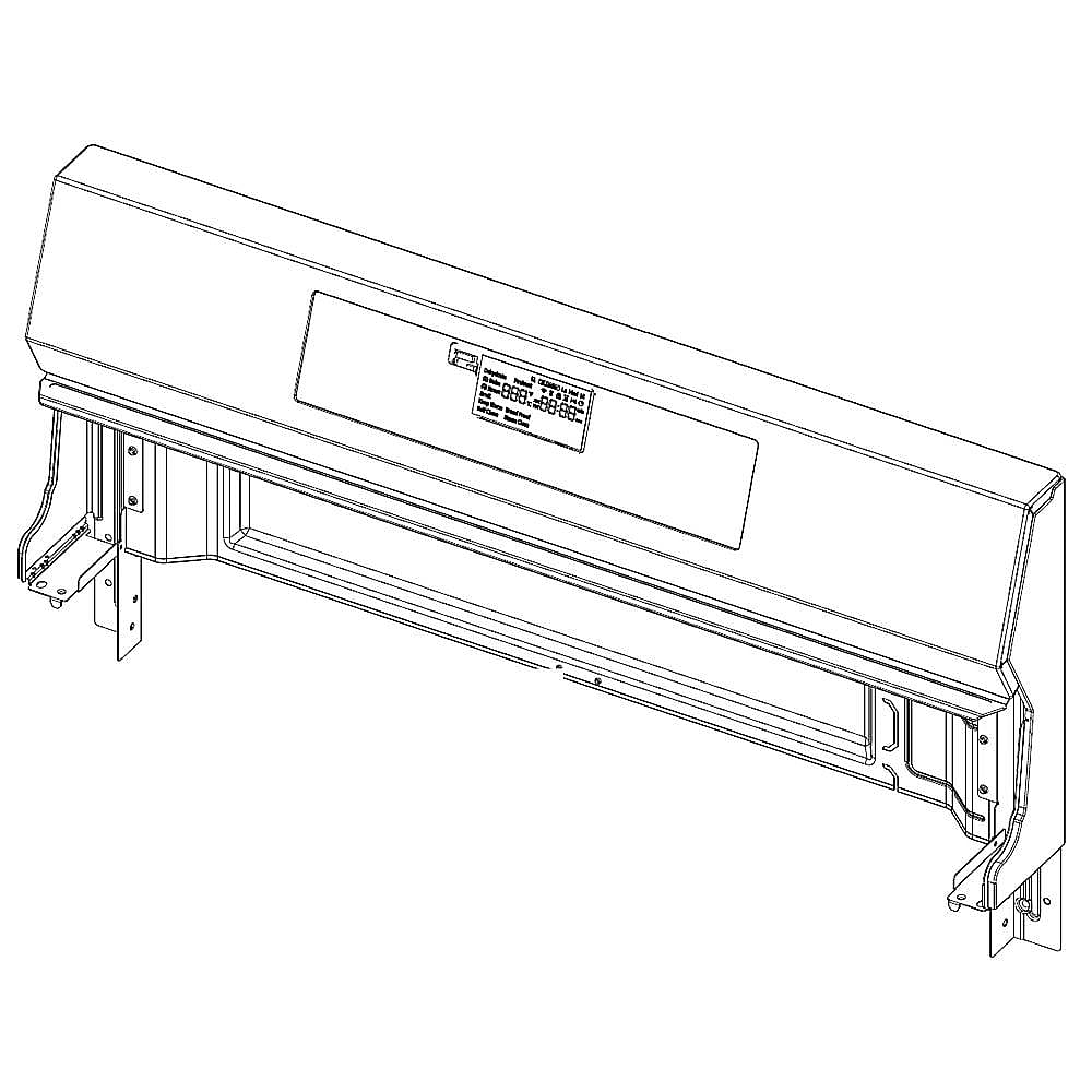 Part #dg94-03952V, Range Control Panel Assembly