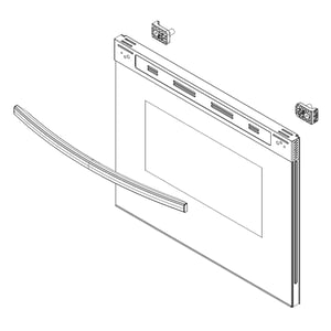 Range Oven Door Outer Panel Assembly DG94-04079A