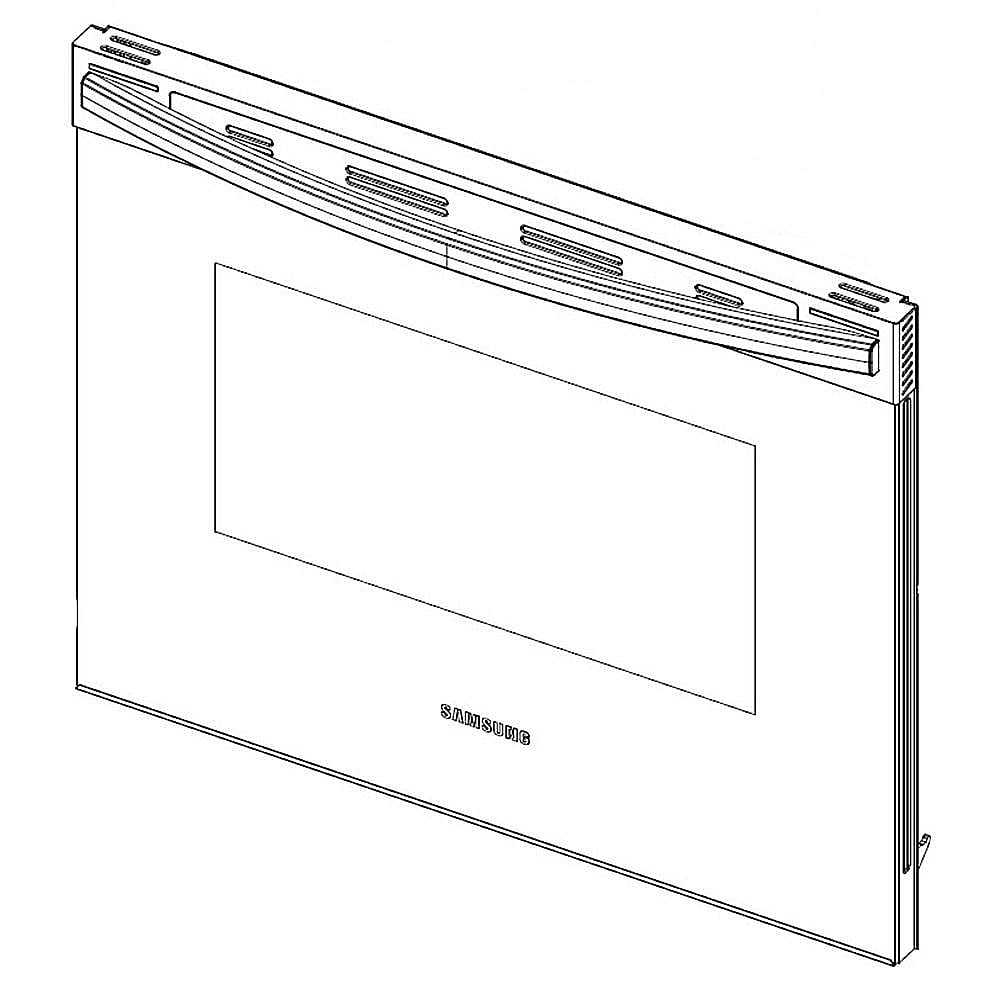 Part #dg94-04082A, Range Oven Door Assembly