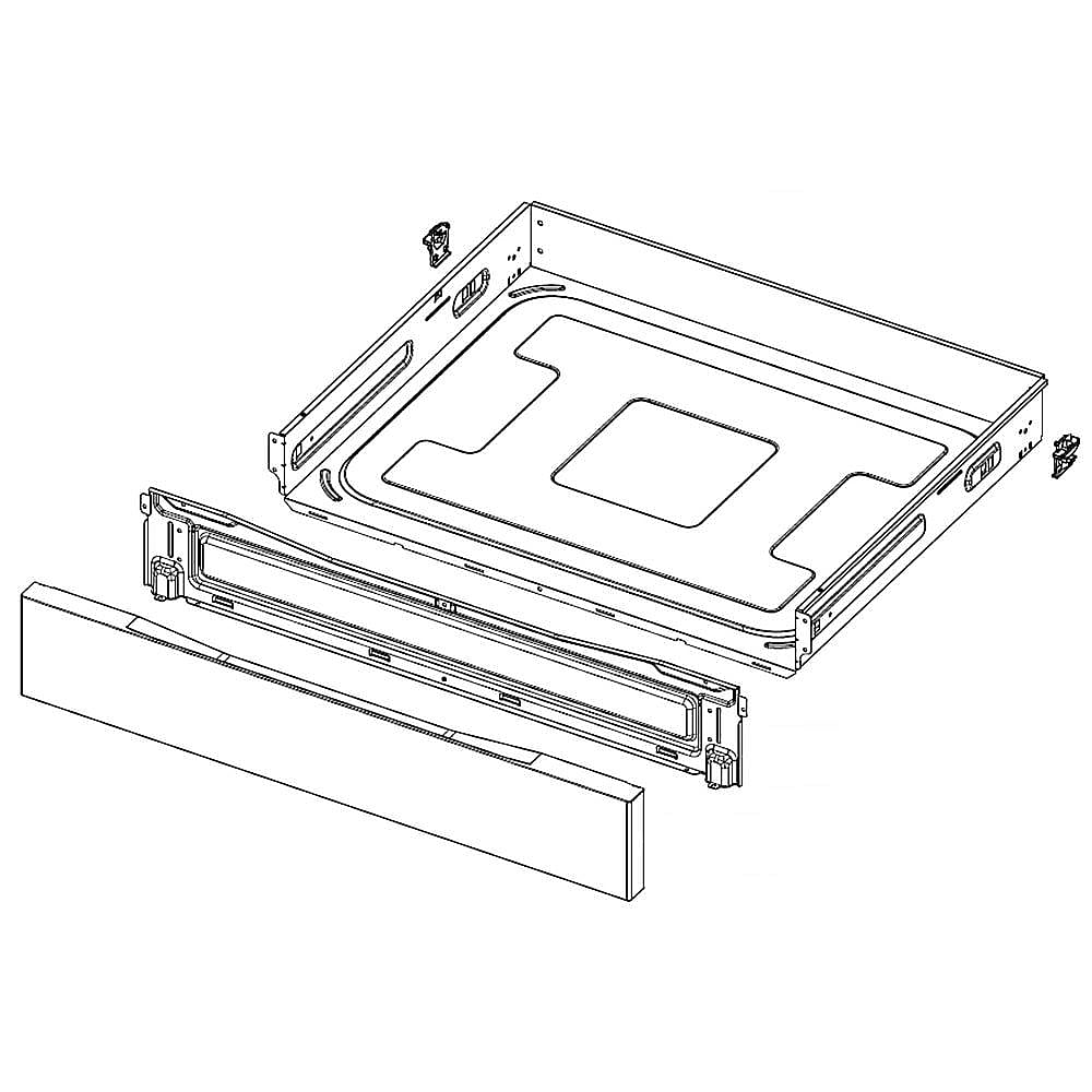 Part #dg94-04105C, Range Storage Drawer Assembly