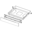 Range Storage Drawer Assembly for Samsung NE63A6111SS/AA-00 - Part DG94-04105C