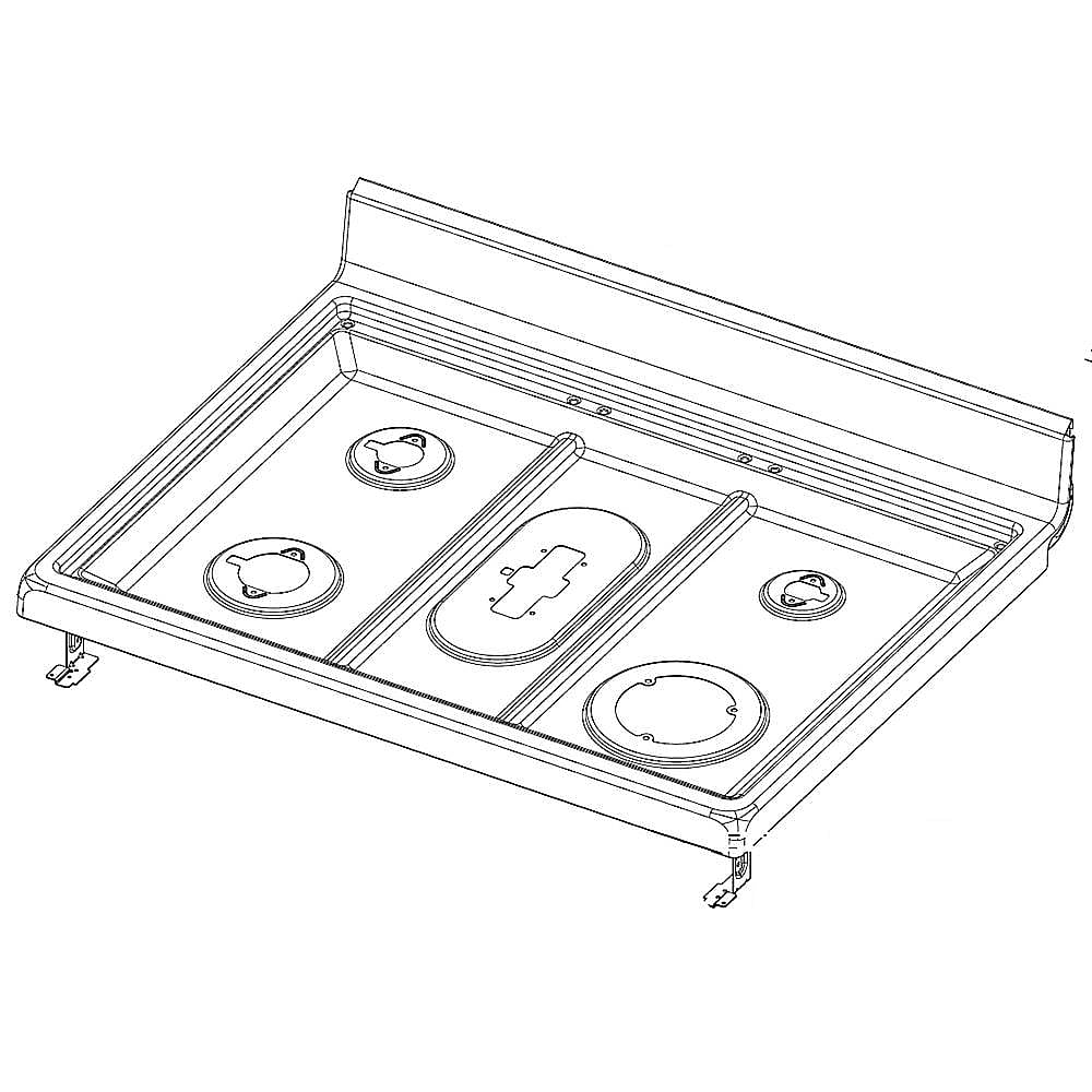 Part #dg94-04117A, Range Main Top