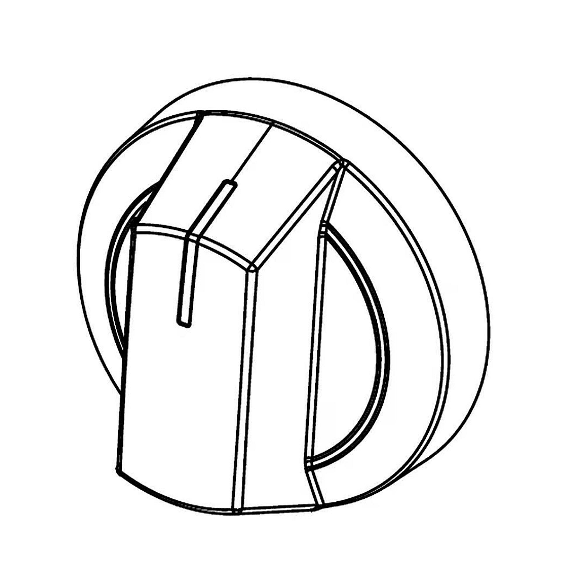 Part #dg94-04167A, Range Surface Burner Knob