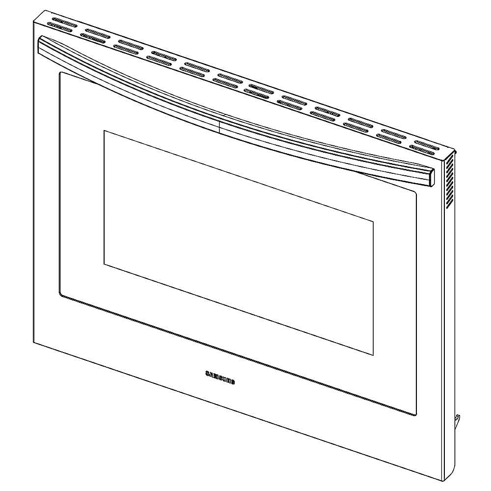 Part #dg94-04293A, Range Oven Door Assembly