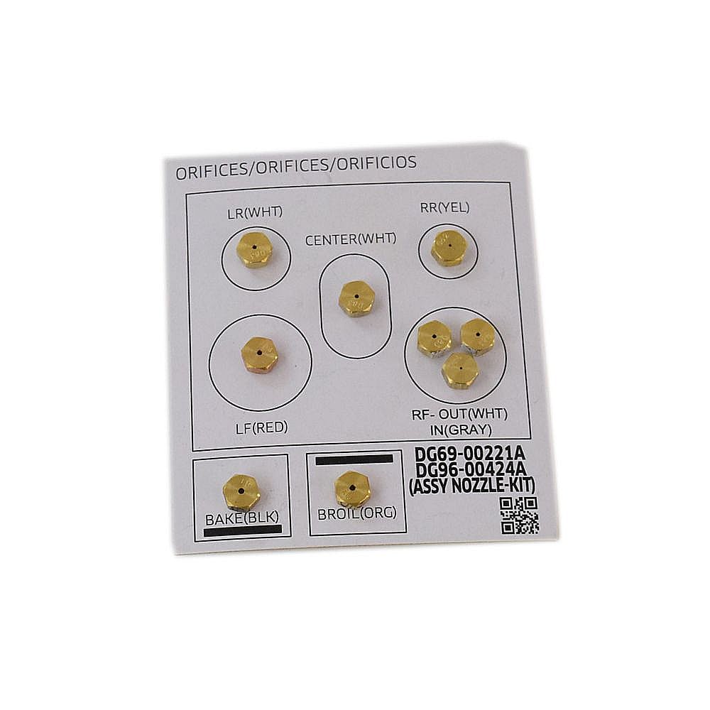 Part #dg96-00424A, Range Surface Burner And Oven Orifice Kit / 5.12 x 3.86 x 1.97