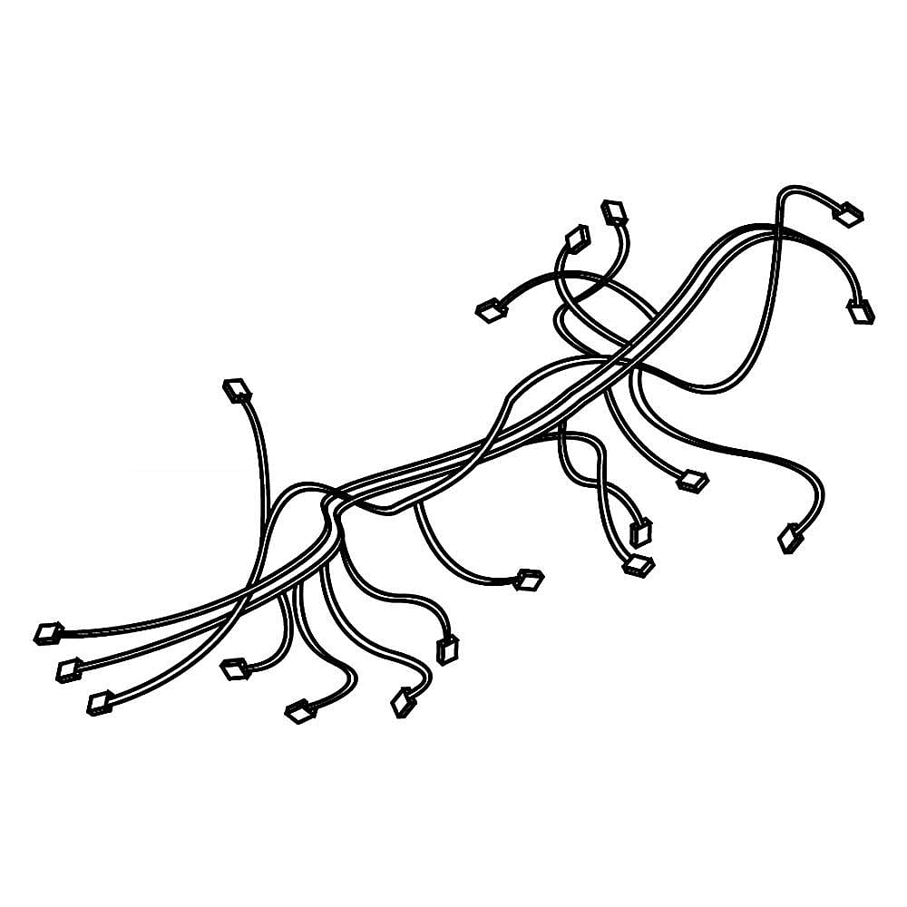 Part #dg96-00528A, Wall Oven Wire Harness