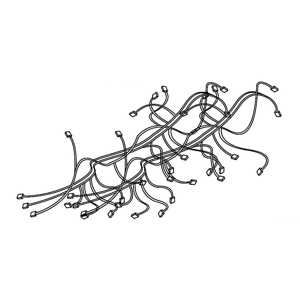 Part #dg96-00529A, Wall Oven Wire Harness