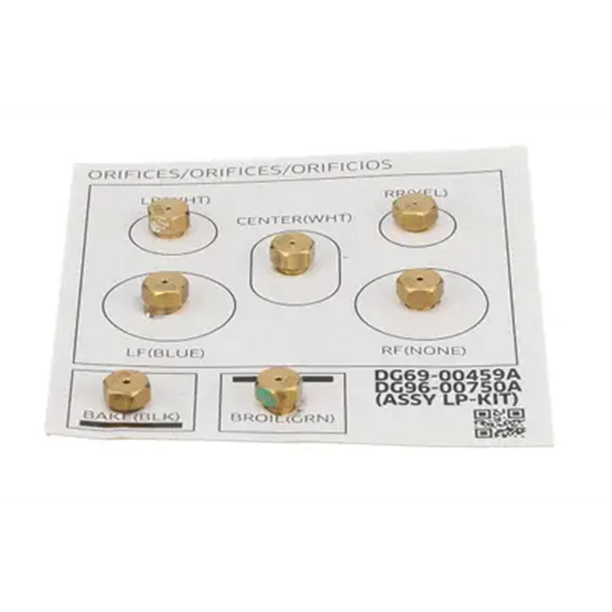 Part #dg96-00750A, Range Lp Conversion Kit