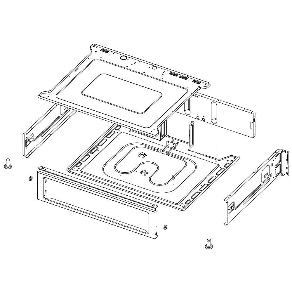 Samsung Part #dg97-00071A, Pedestal | 19.80 x 15.20 x 5.10