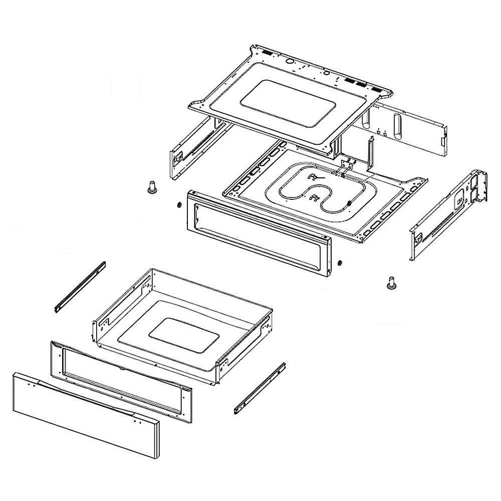 Samsung Part #dg97-00117B, Drawer Assembly