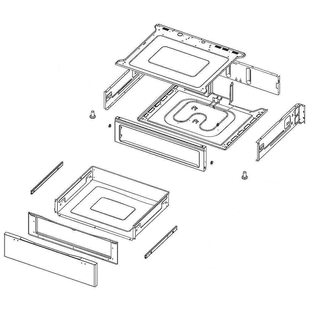 Samsung Part #dg97-00117M, Main Drawer