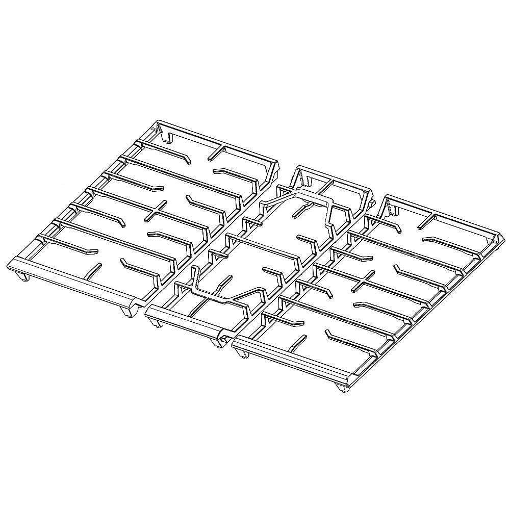Part #dg98-02111A, Range Surface Burner Grate Assembly