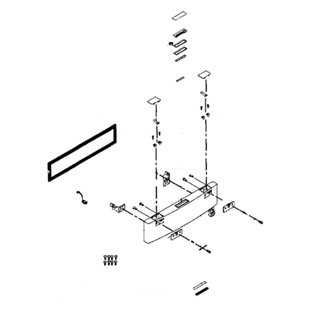 Refrigerator FlexZone Drawer Door Assembly