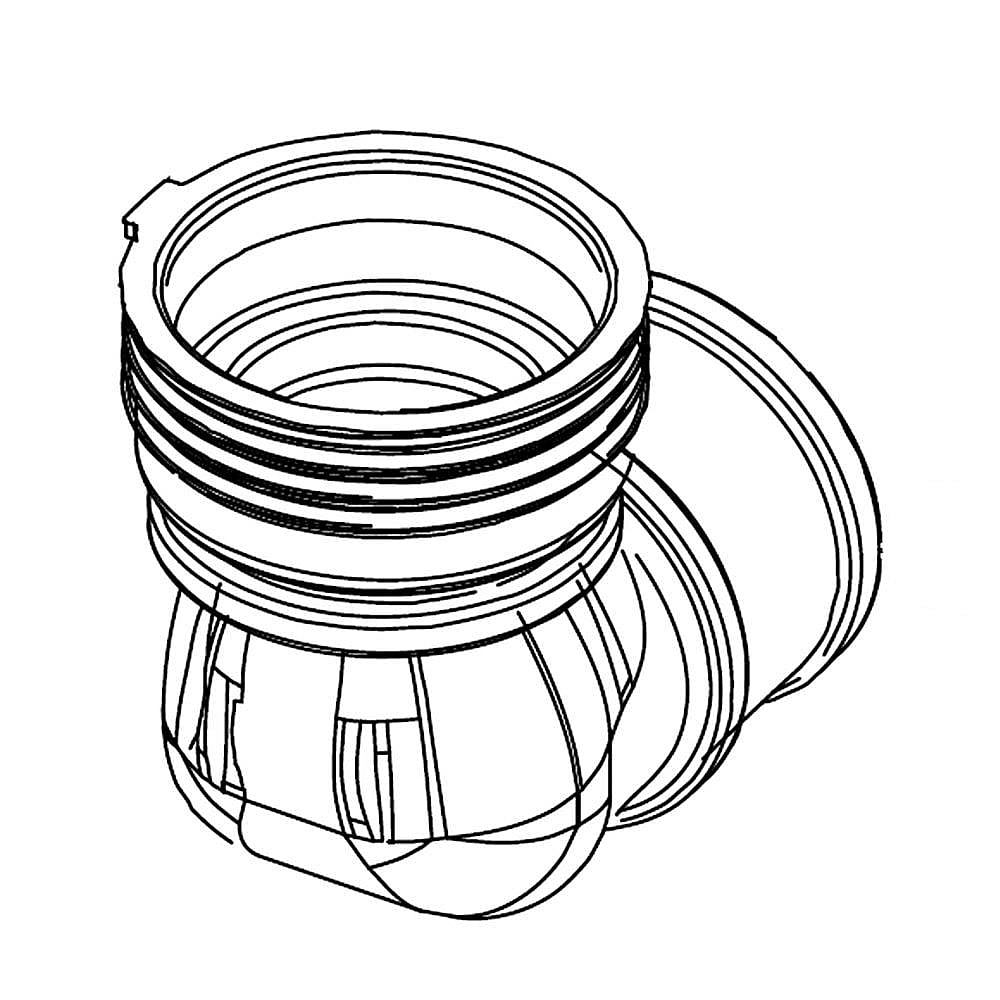 Part #dd60-00008A, Elbow Hose