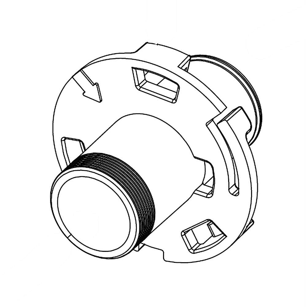 Part #dd61-00494A, Dishwasher Drain Hose Connector