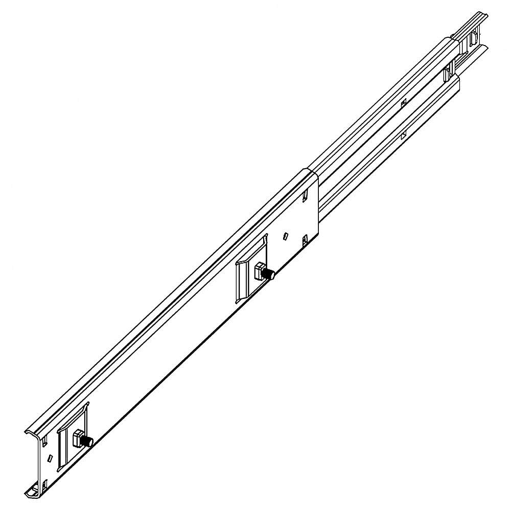 Part #dd61-00501B, Dishwasher Dishrack Slide Rail, Right