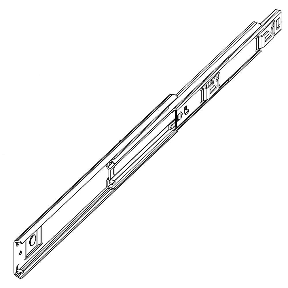 Part #dd61-00502B, Dishwasher Dishrack Slide Rail