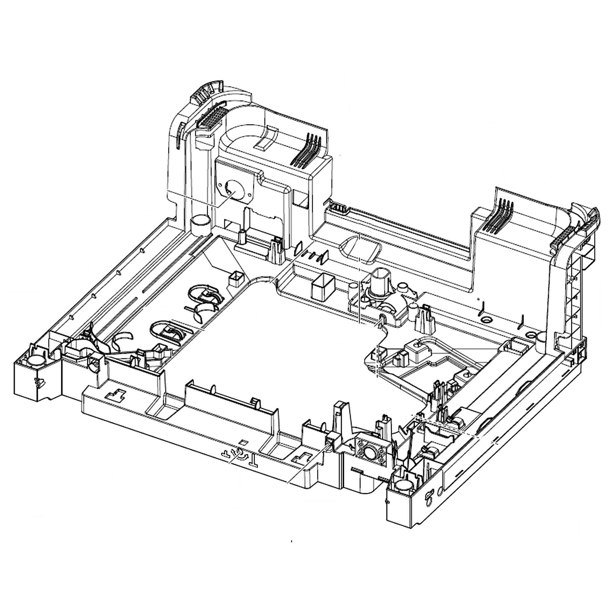Part #dd61-00577C, Dishwasher Base Plate
