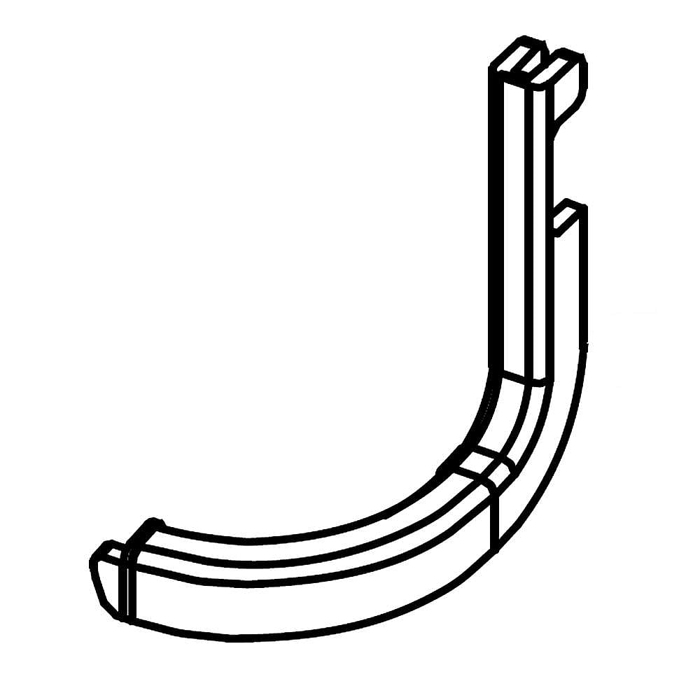 Part #dd63-00225A, Edge Cover / 1.30 x 1.34 x 0.24