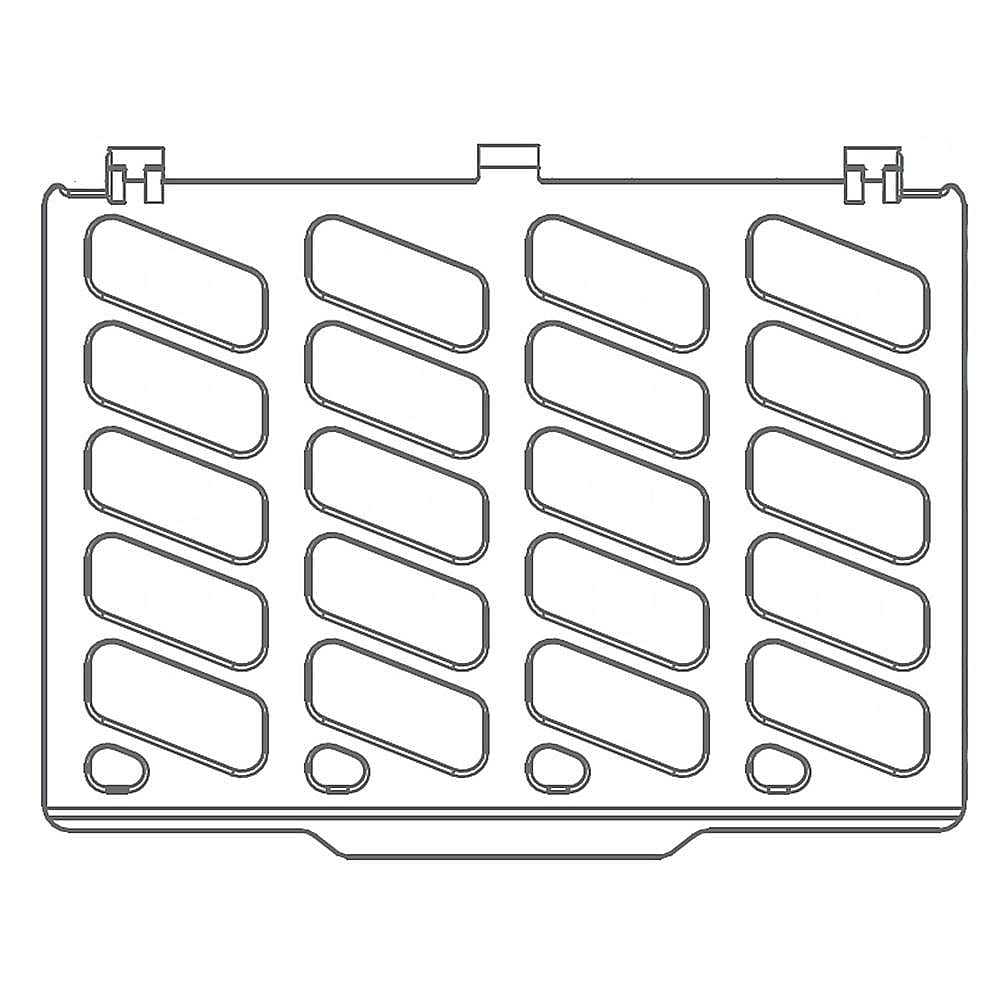 Part #dd63-00273A, Dishwasher Silverware Basket Lid / 4.33 x 3.35 x 0.39