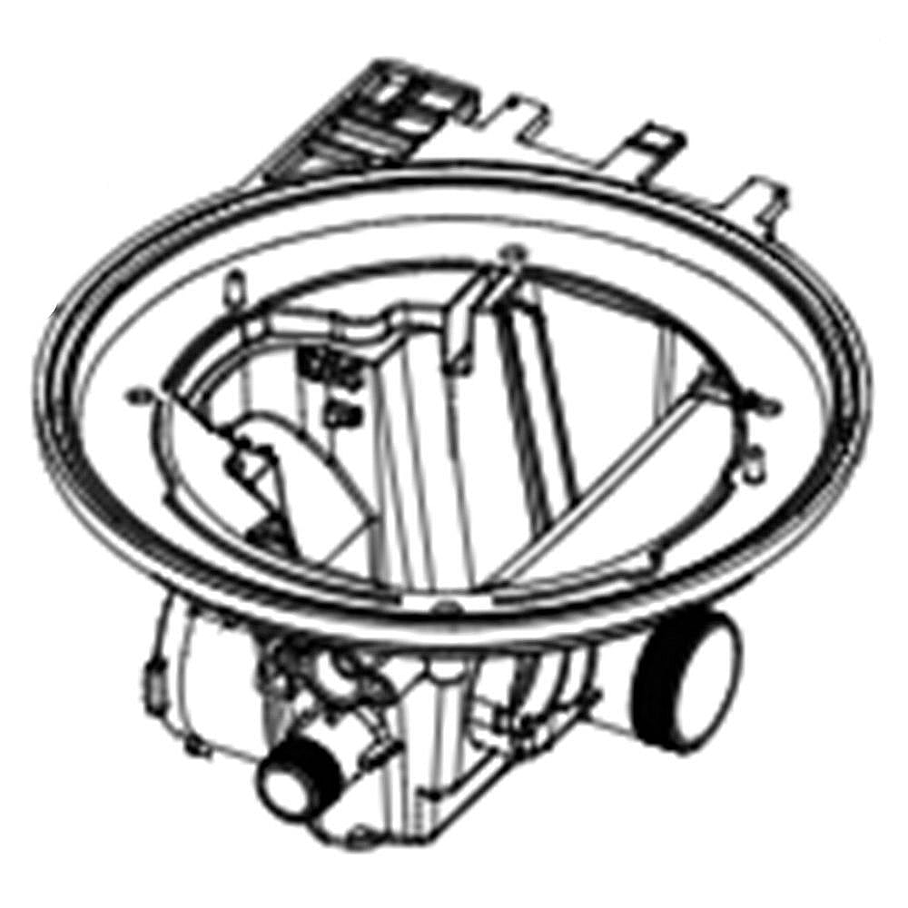 Part #dd67-00112A, Dishwasher Sump / 8.50 x 8.03 x 8.50