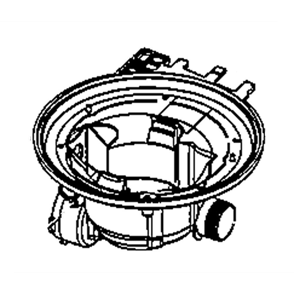 Part #dd67-00125A, Dishwasher Sump / 10.24 x 9.45 x 10.24