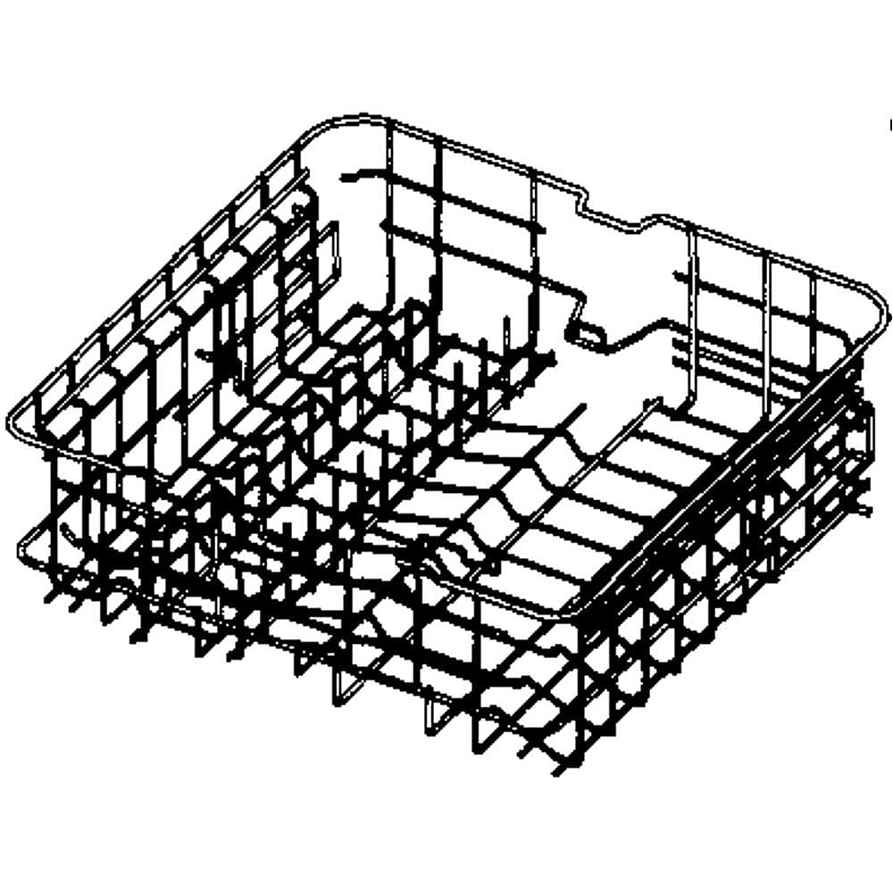 Part #dd81-01506A, Dishwasher Dishrack, Upper / 21.42 x 20.94 x 9.45