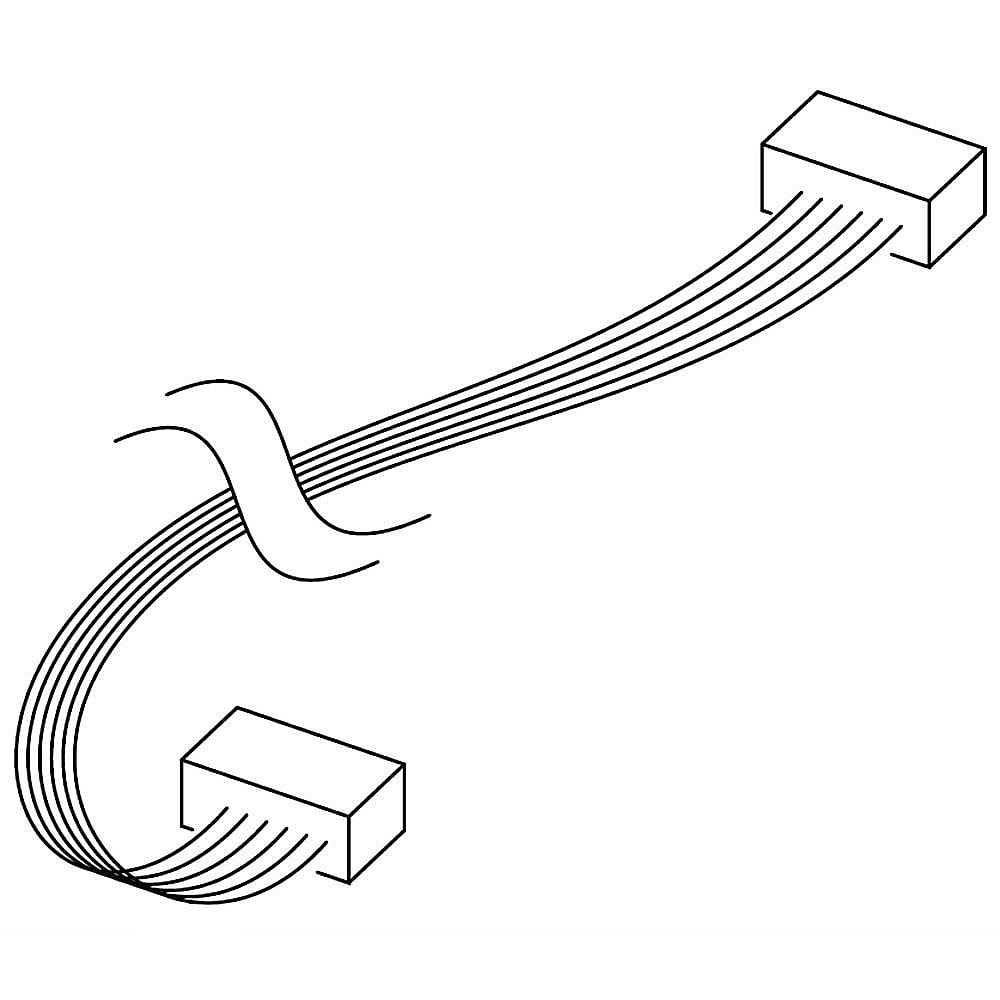 Part #dd81-02096A, Dishwasher Sub Wire Harness / 5.51 x 1.18 x 0.08