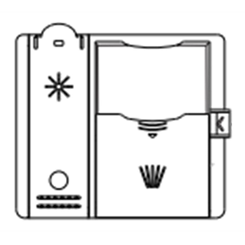 Part #dd81-02202A, Samsung Dishwasher Rinse-Aid Dispenser / 4.72 x 4.13 x 2.17