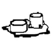 Dishwasher Water Guide for Samsung DW80M2020US/AA-00 - Part DD81-02271A