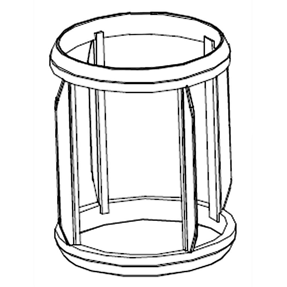 Part #dd81-02293A, Dishwasher Filter / 3.35 x 2.76 x 2.76
