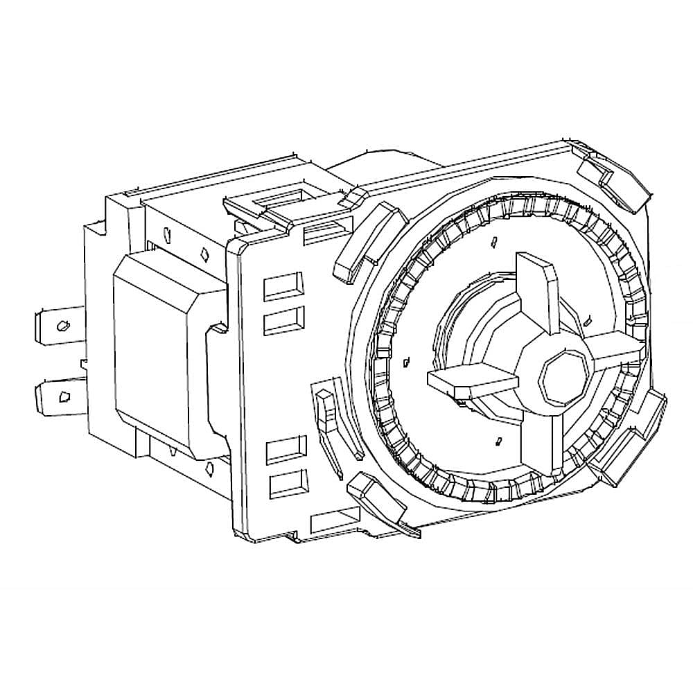 Part #dd81-02635A, Dishwasher Drain Pump Assembly / 3.74 x 3.54 x 3.15