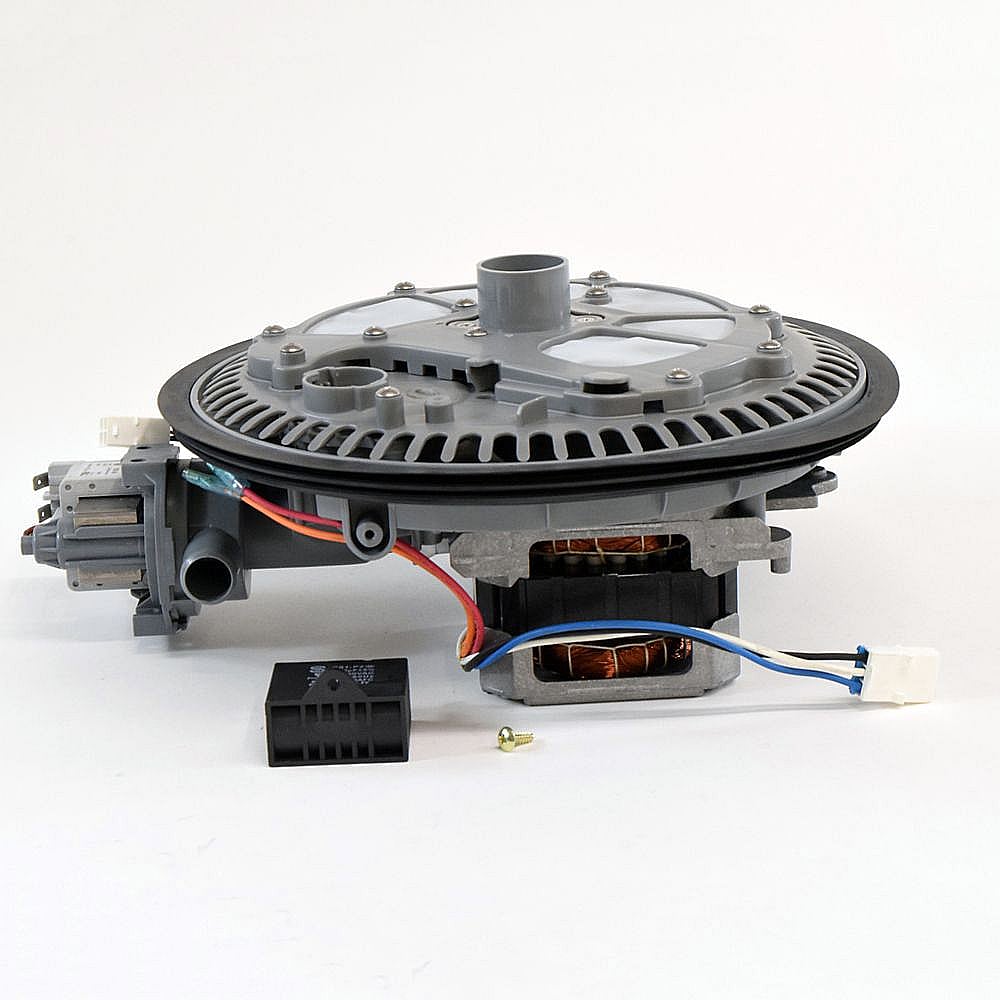 Part #dd82-01065B, Dishwasher Sump And Motor Assembly / 14.17 x 12.40 x 5.51