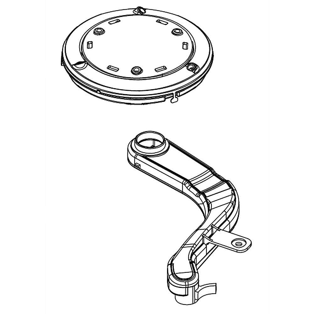 Part #dd82-01310A, Dishwasher Stormwash Nozzle Assembly / 9.84 x 3.94 x 1.18